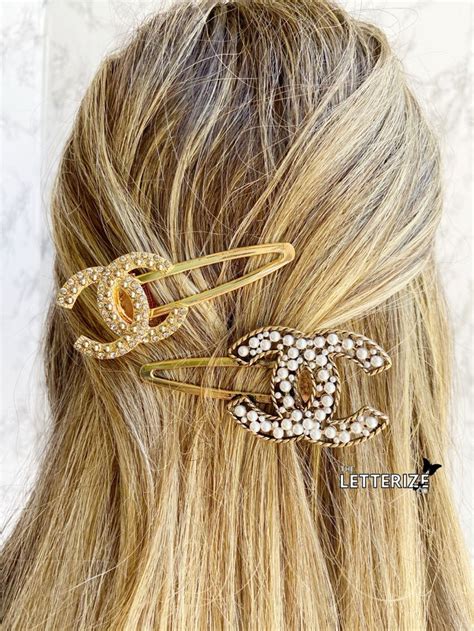 chanel hair clip fake|coco chanel hair clips.